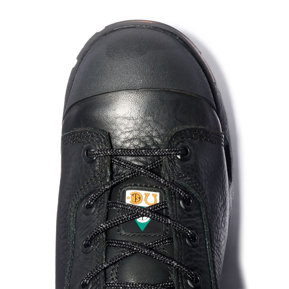 Timberland Mens Work Boots PRO® Endurance 6\" Steel Toe - Black - India MT3196470